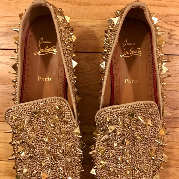 CHRISTIAN LOUBOUTIN POT POURRI LOAFERS M 43EU 10US  display picture 3